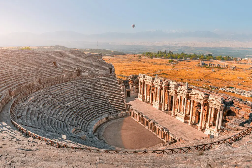 an old stone amphitheater